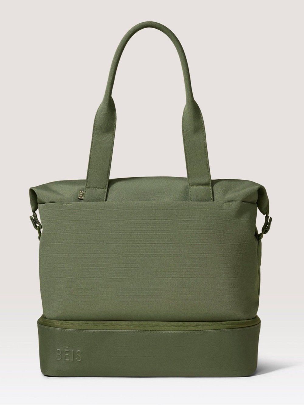 BEIS Mini Weekender Olive Carry-On Bag